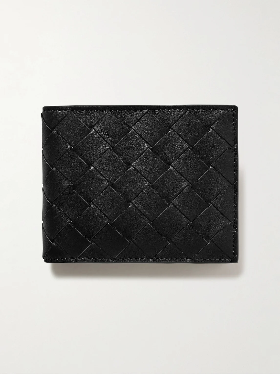 Intrecciato Leather Billfold Wallet - 1