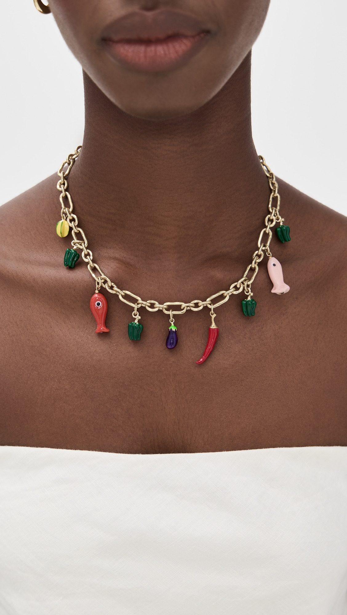 Tesori Fish Bead Necklace - 2