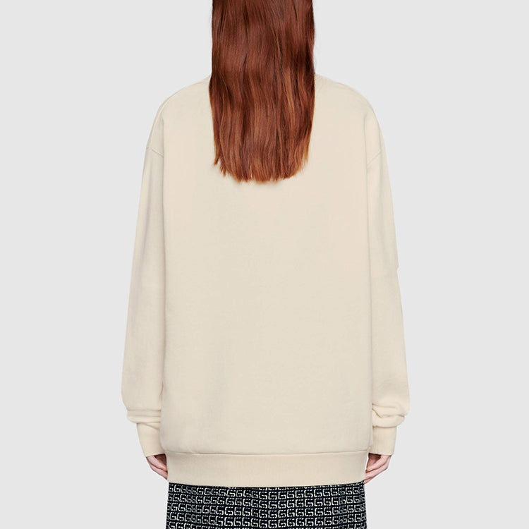 (WMNS) Gucci x Disney Co-Branded Oversized Mickey Mouse Pattern Sweater For Beige 469250-XJB8C-9230 - 3