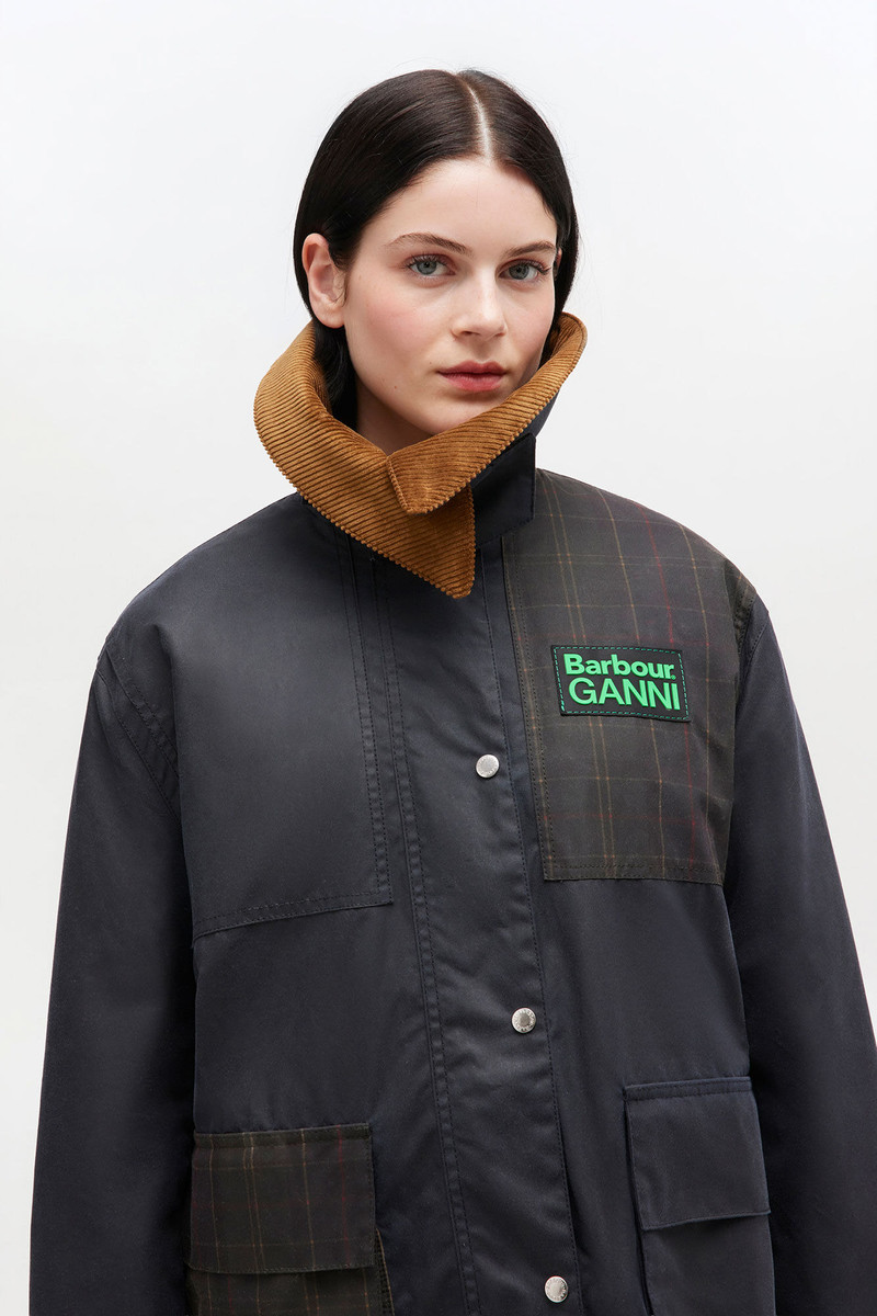 WAXED JACKET IN BLUE 4