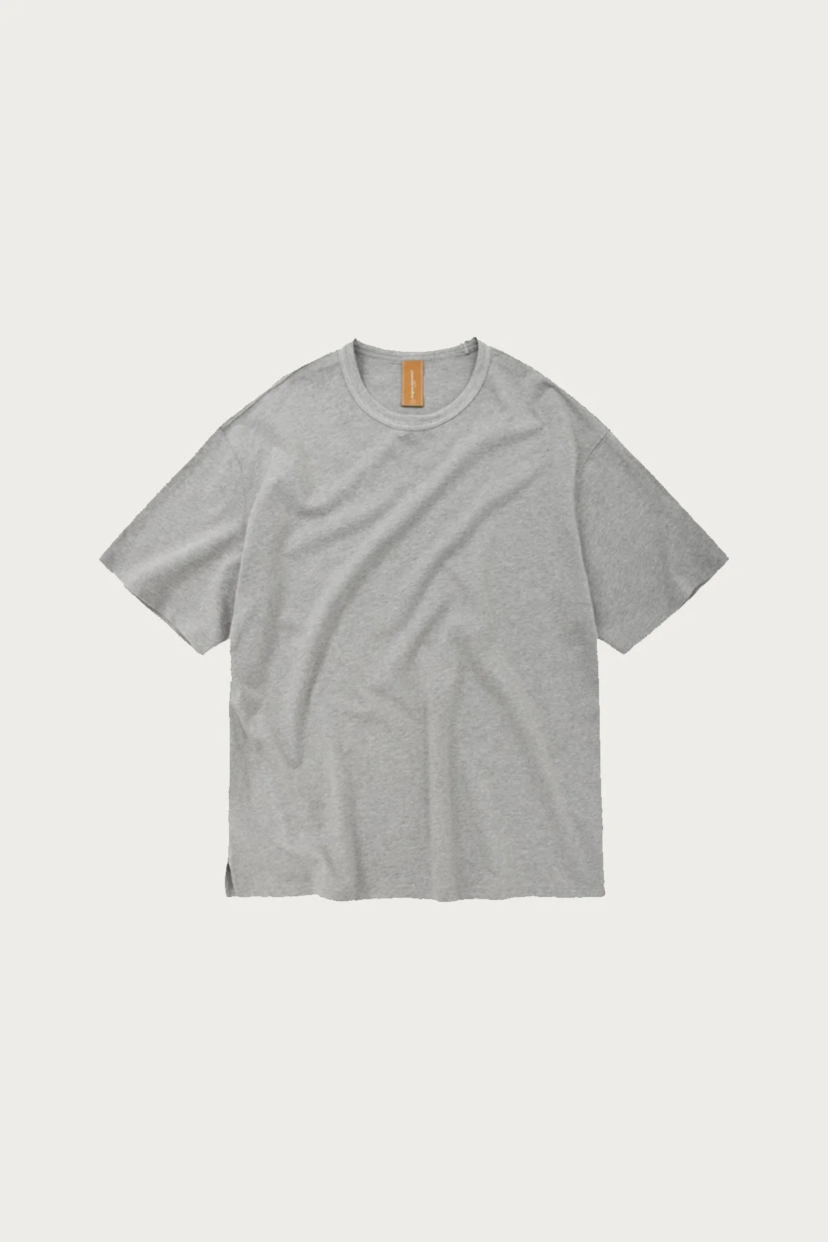 OG Double Rib Oversized Tee - Melange Grey - 1