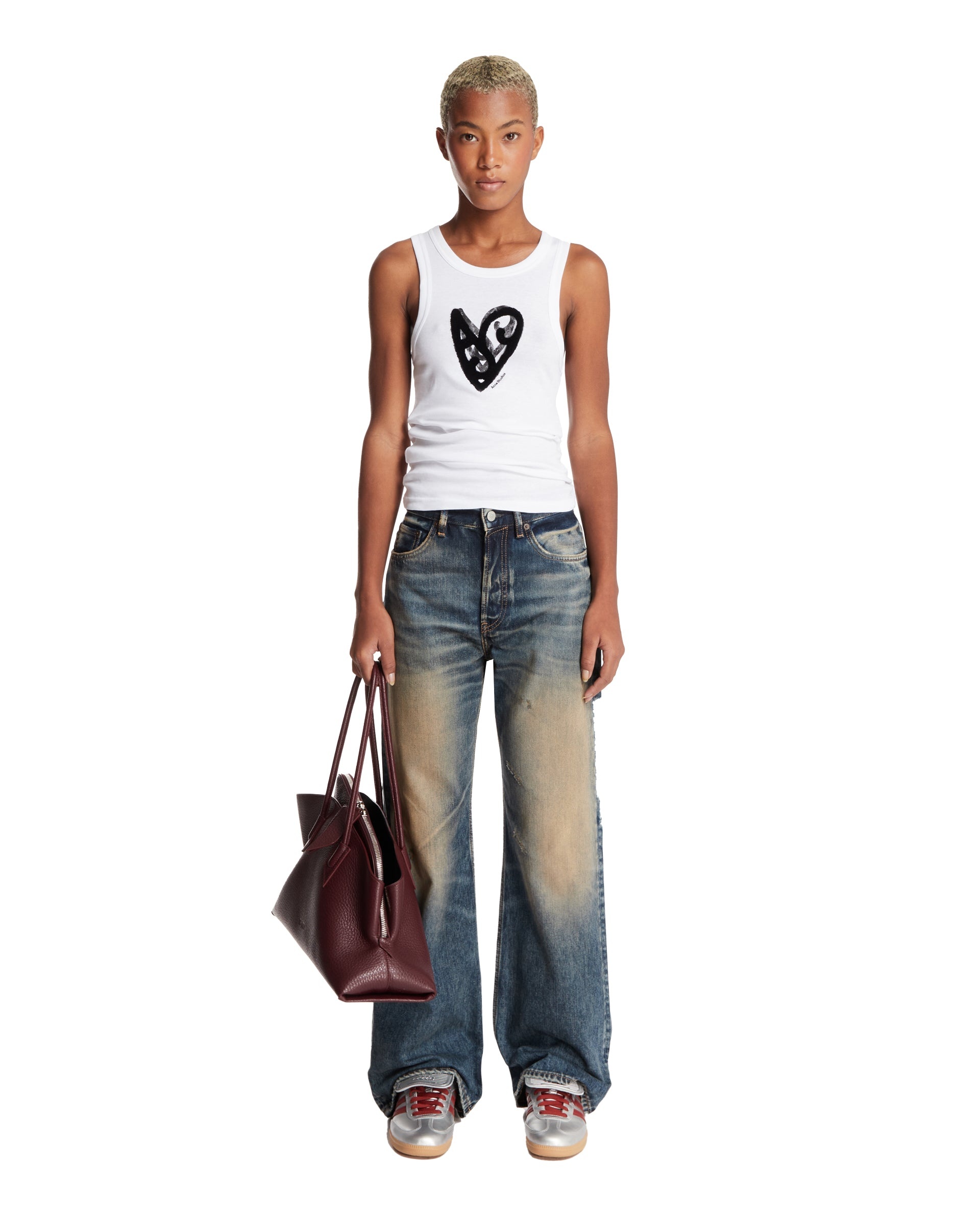 White Heart Top - 2