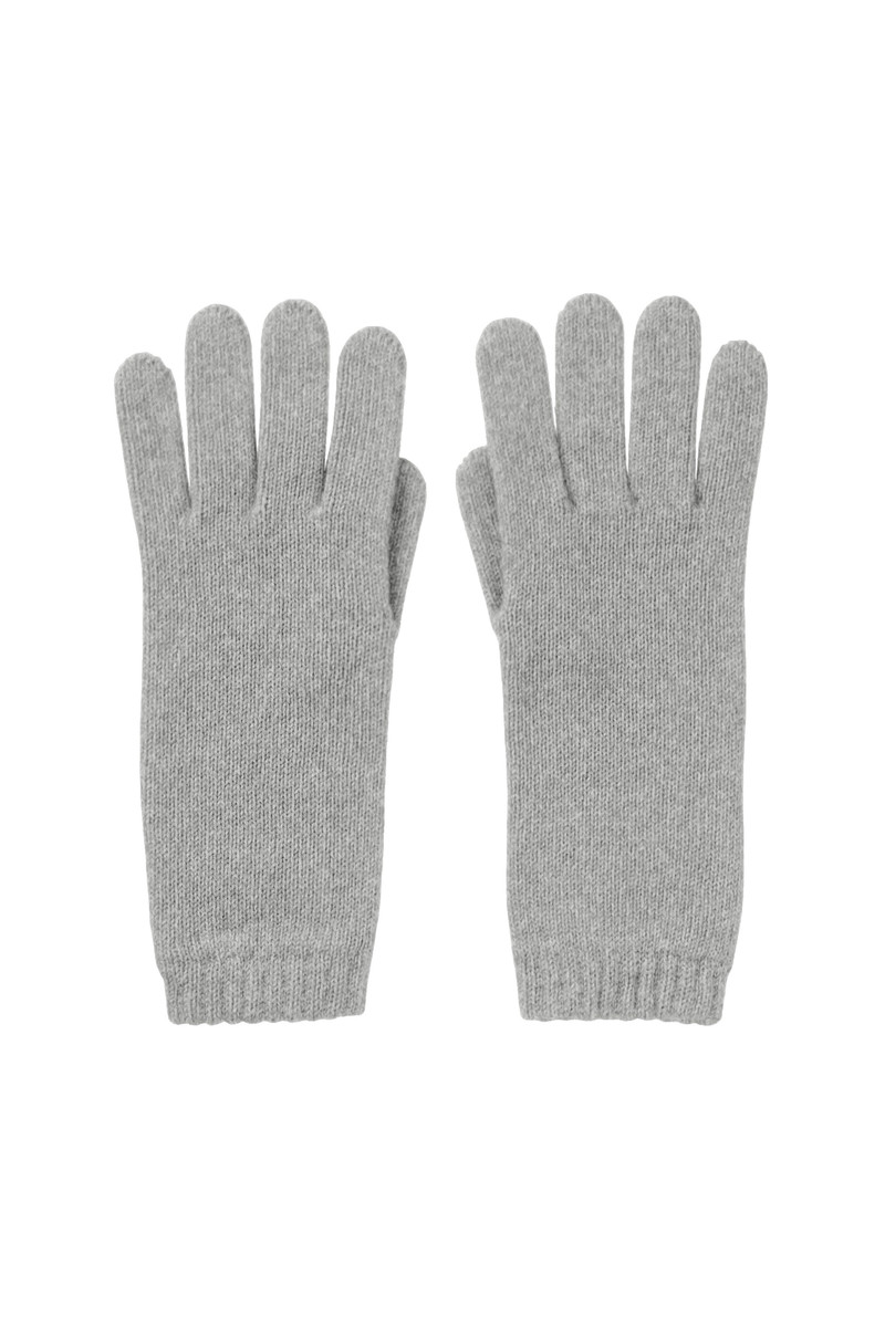 Women's Cashmere Grey Gloves 1