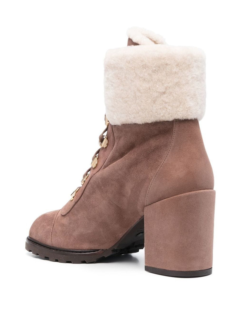 90mm ankle lace-up fastening boots 3