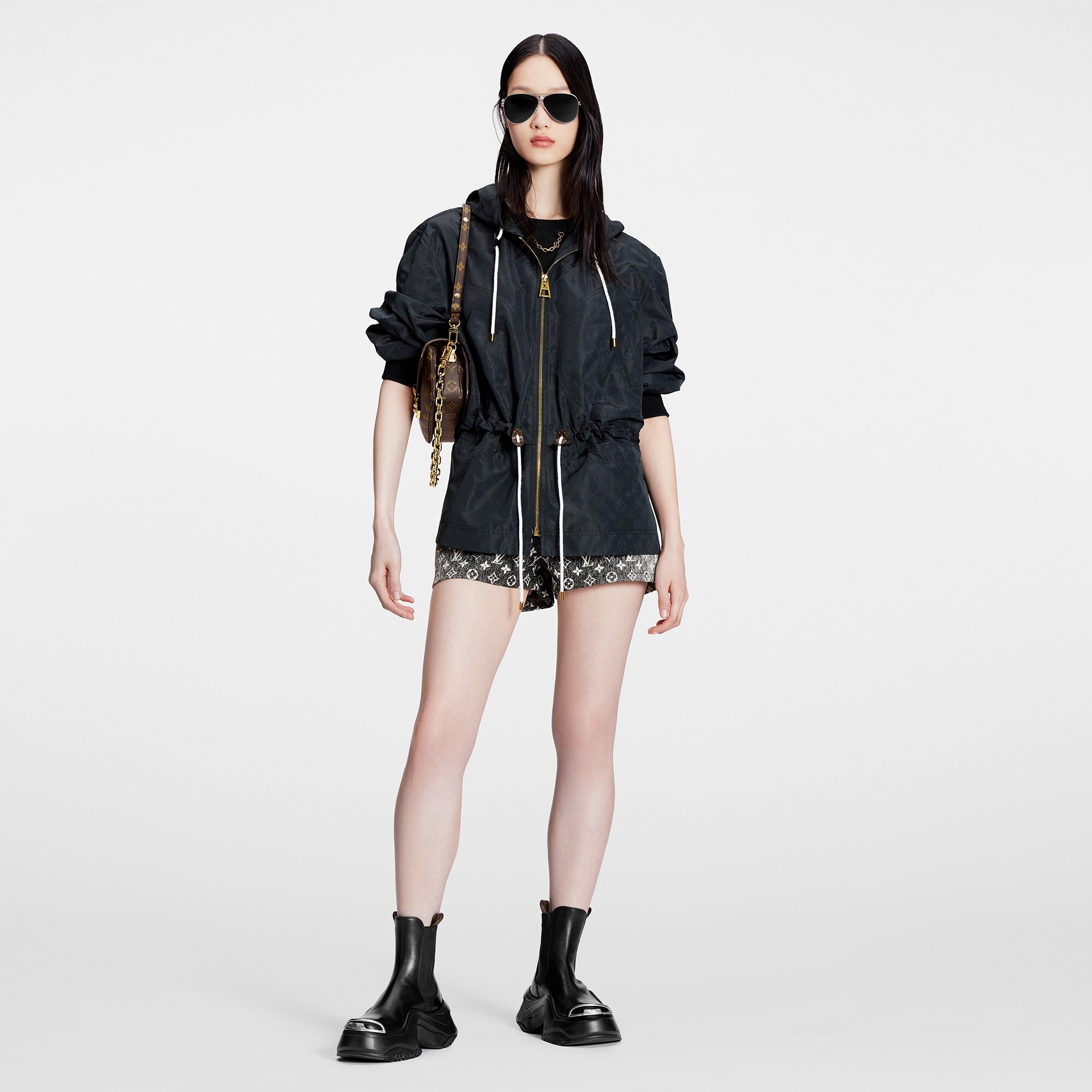Water-Repellent Monogram Parka - 2