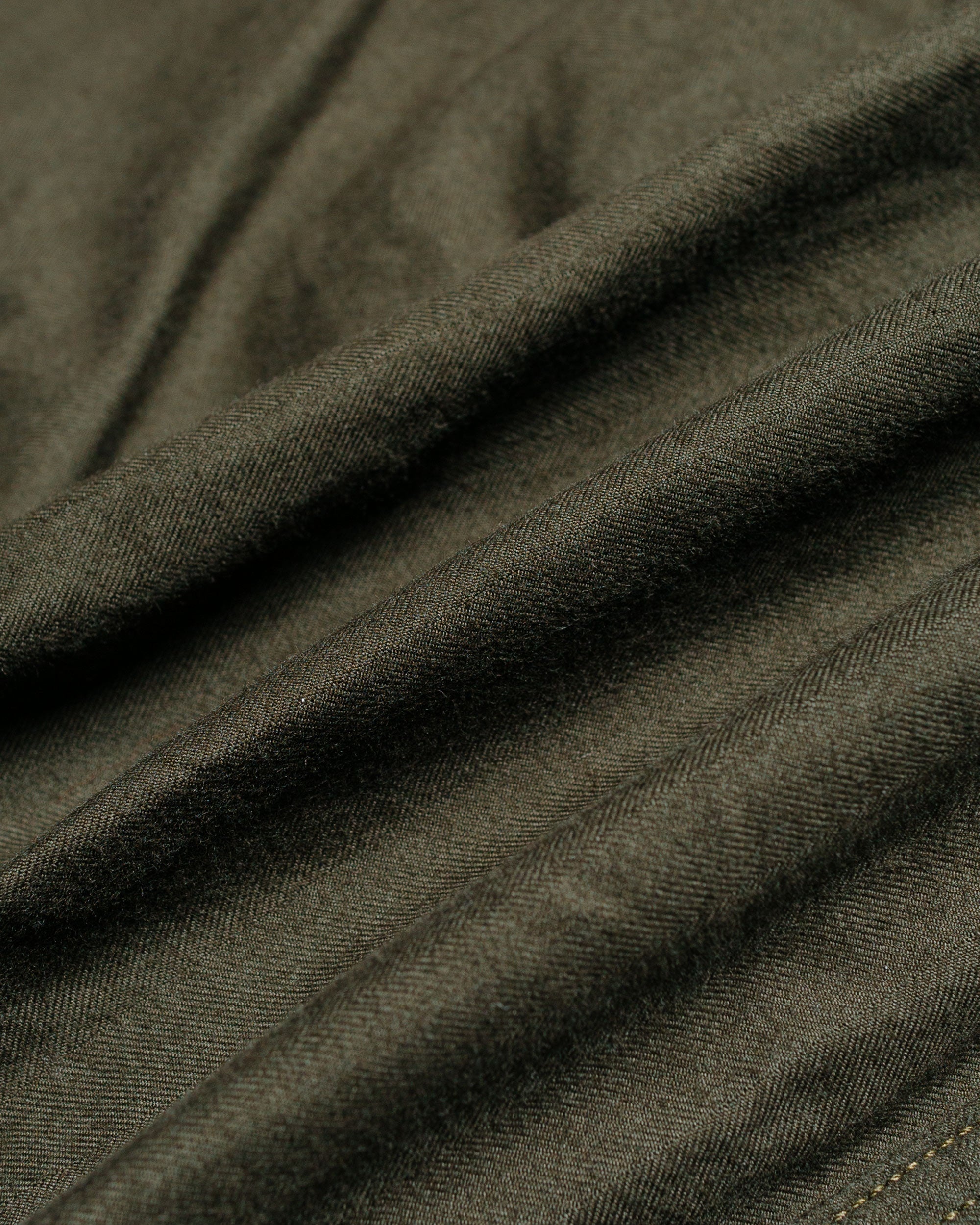 Fatigue Pant Olive Cotton Brushed Herringbone - 5