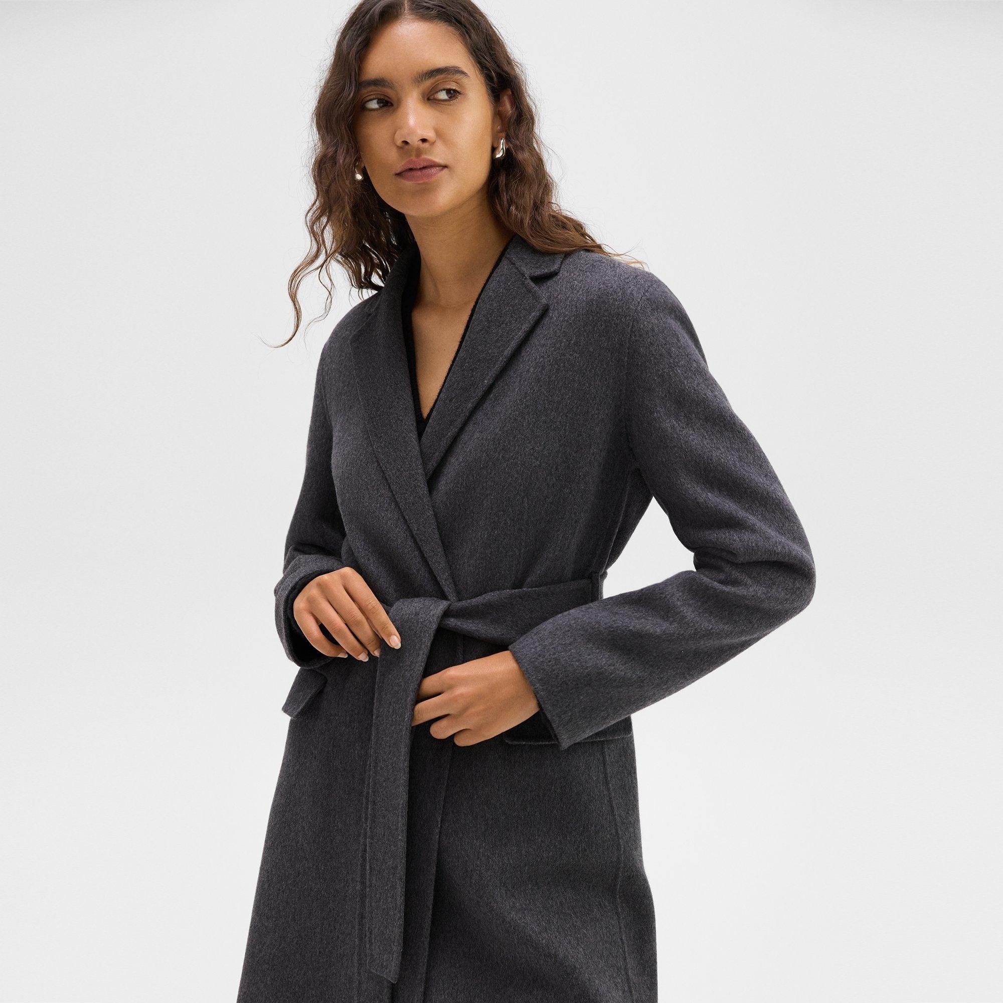 Wrap Coat in Double-Face Wool-Cashmere - 5