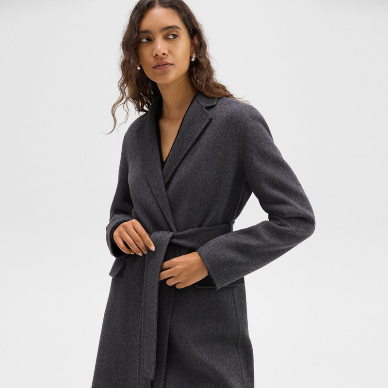 Wrap Coat in Double-Face Wool-Cashmere 5