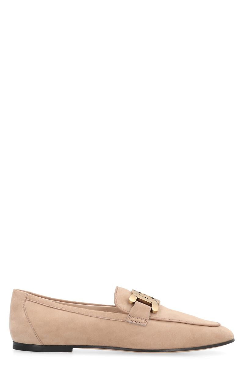 TOD'S KATE SUEDE LOAFERS - 1