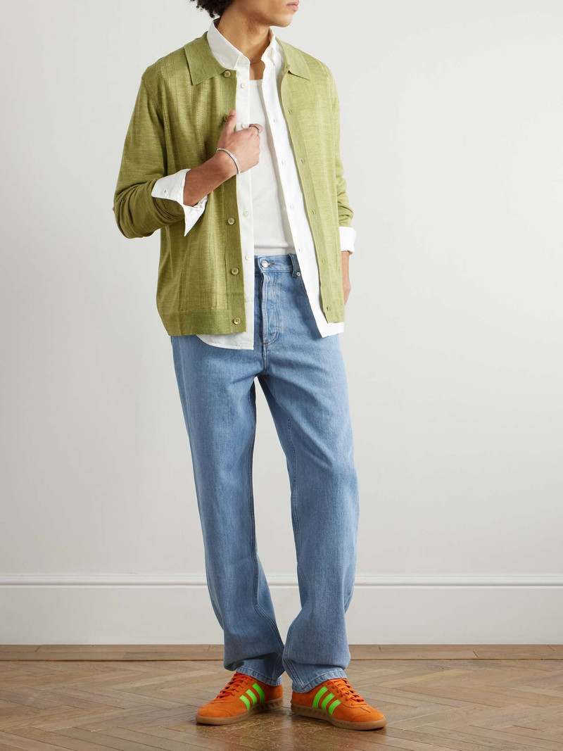 A.P.C. Fairfax Straight-Leg Stonewashed Jeans outlook