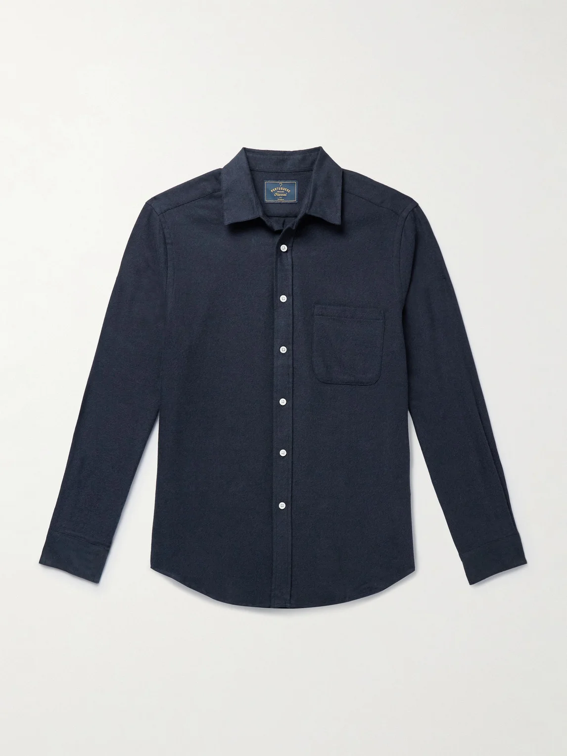 Teca Brushed Cotton-Twill Shirt - 1