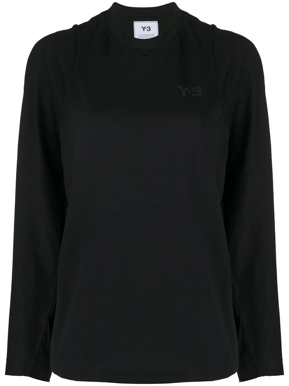 double layered long-sleeved T-shirt - 1