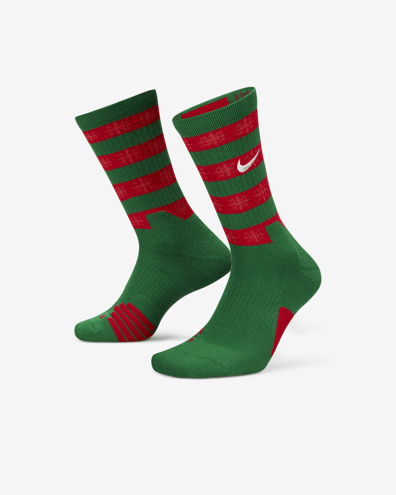 Nike Elite Xmas Basketball Crew Socks 1