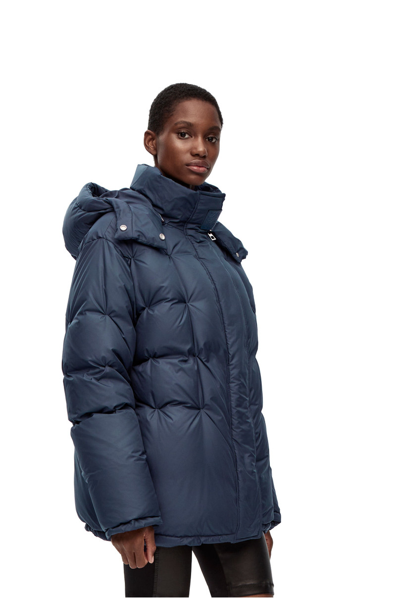 Long puffer in parachute nylon 3