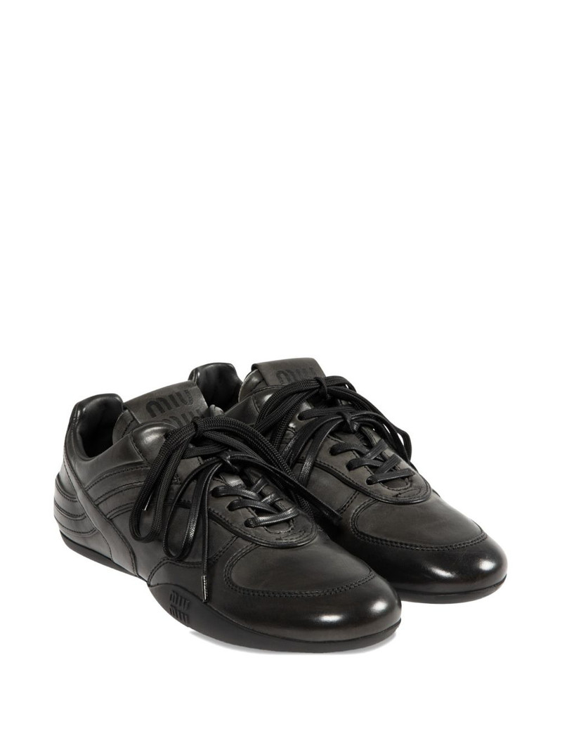 Miu Miu lace-up sneakers outlook
