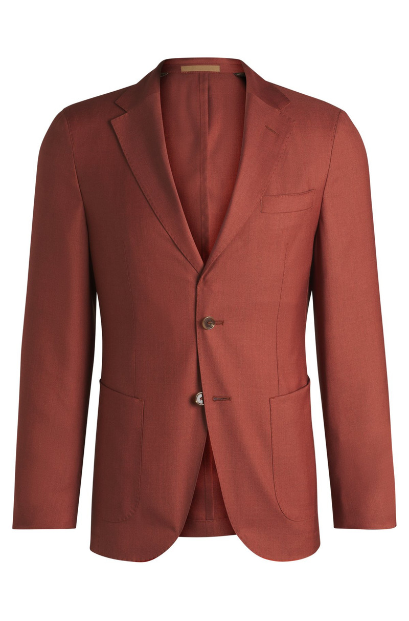 SLIM-FIT SUIT JACKET IN CASHMERE, WOOL AND SILK 1