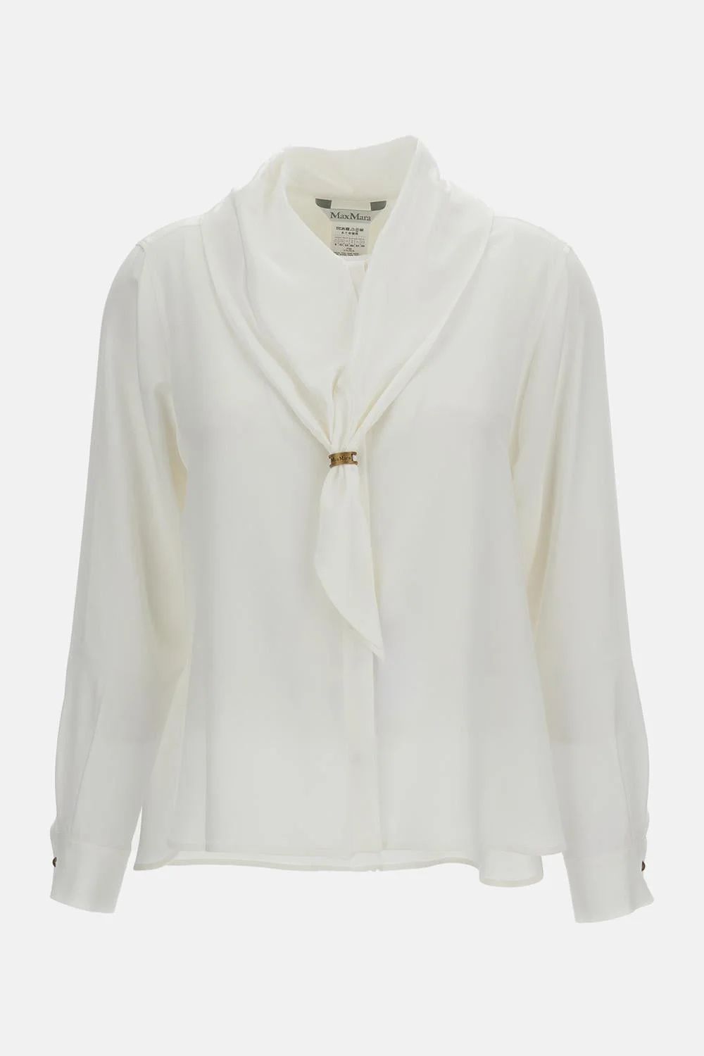 Silk Shirt with Foulard - 1
