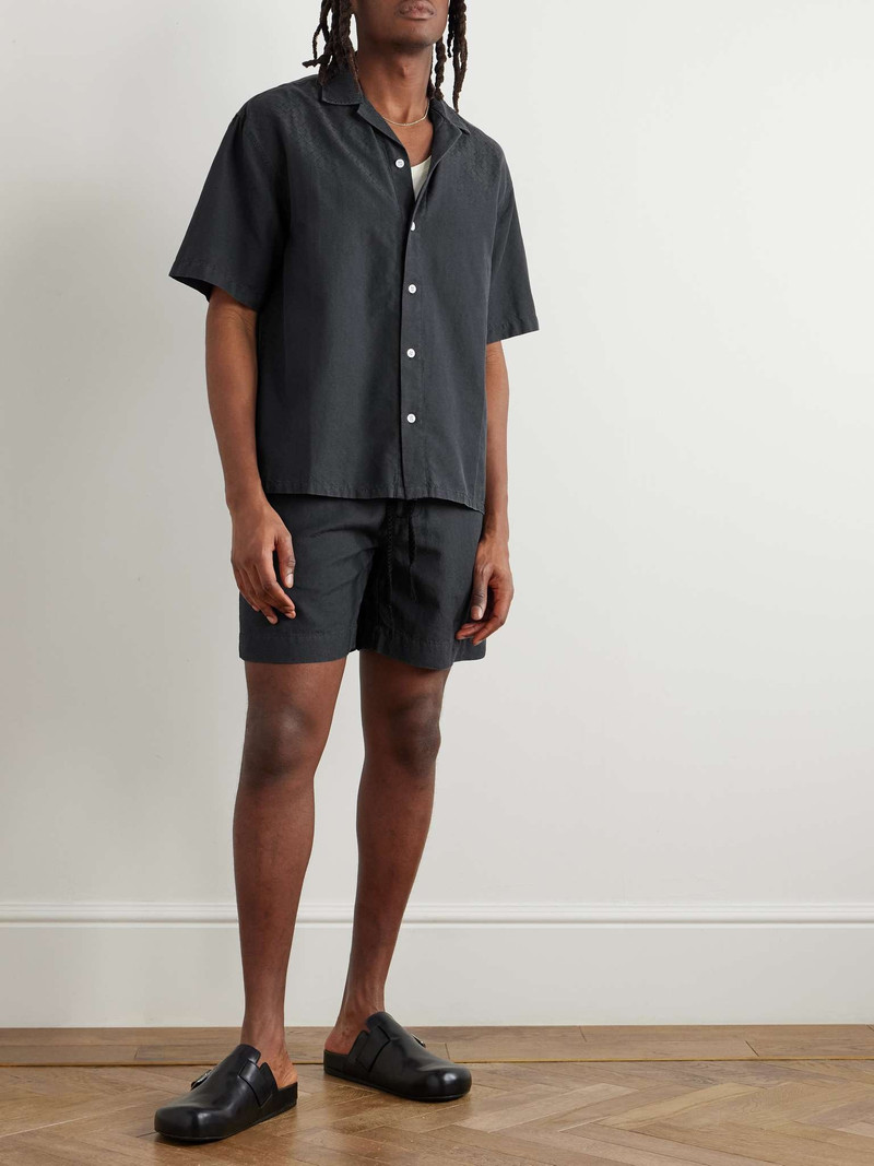 The Elder Statesman Camp-Collar Cotton and Silk-Blend Jacquard Shirt outlook