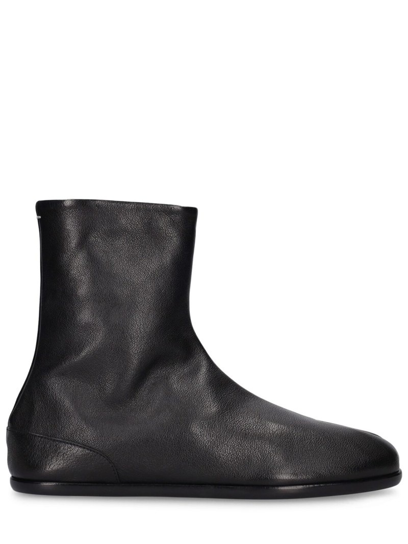 Tabi brushed leather boots - 1