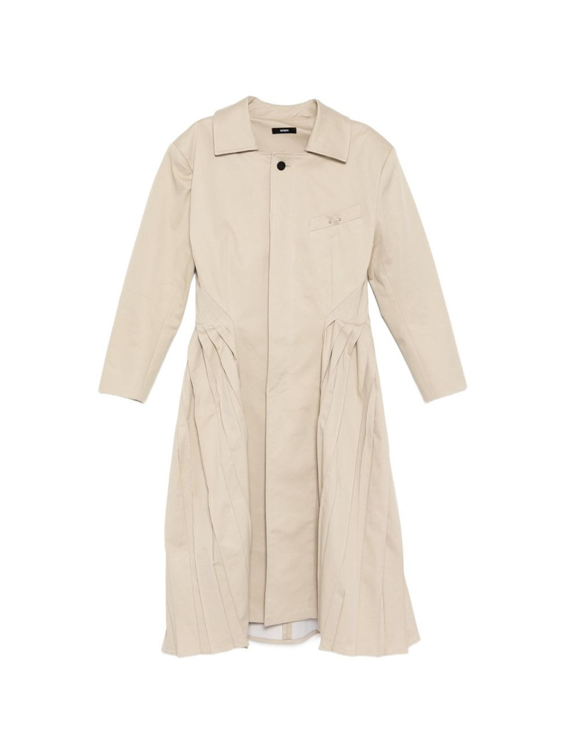 pleated coat 1