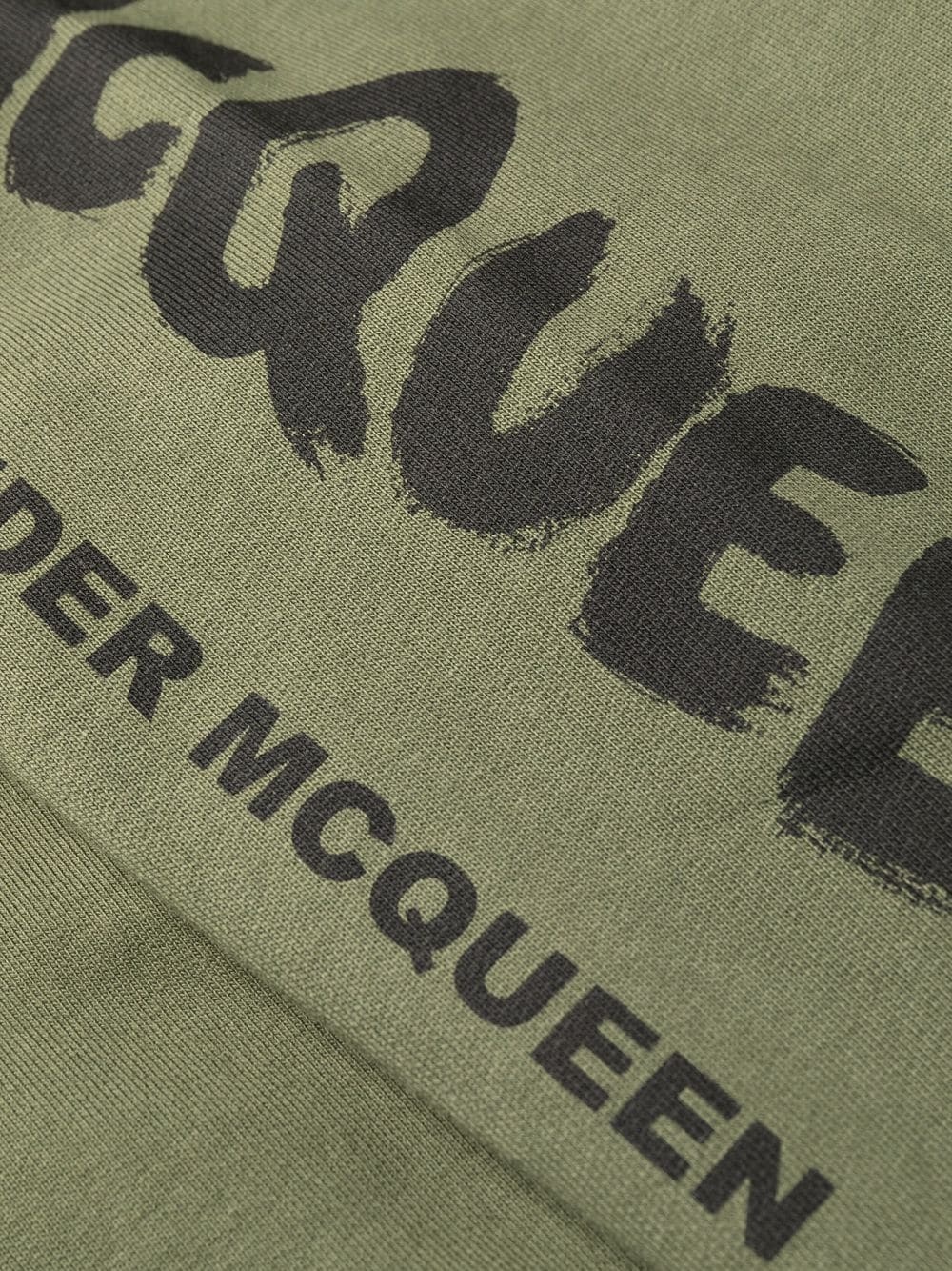 LOGO PRINT TAPERED TRACK TROUSERS - 4