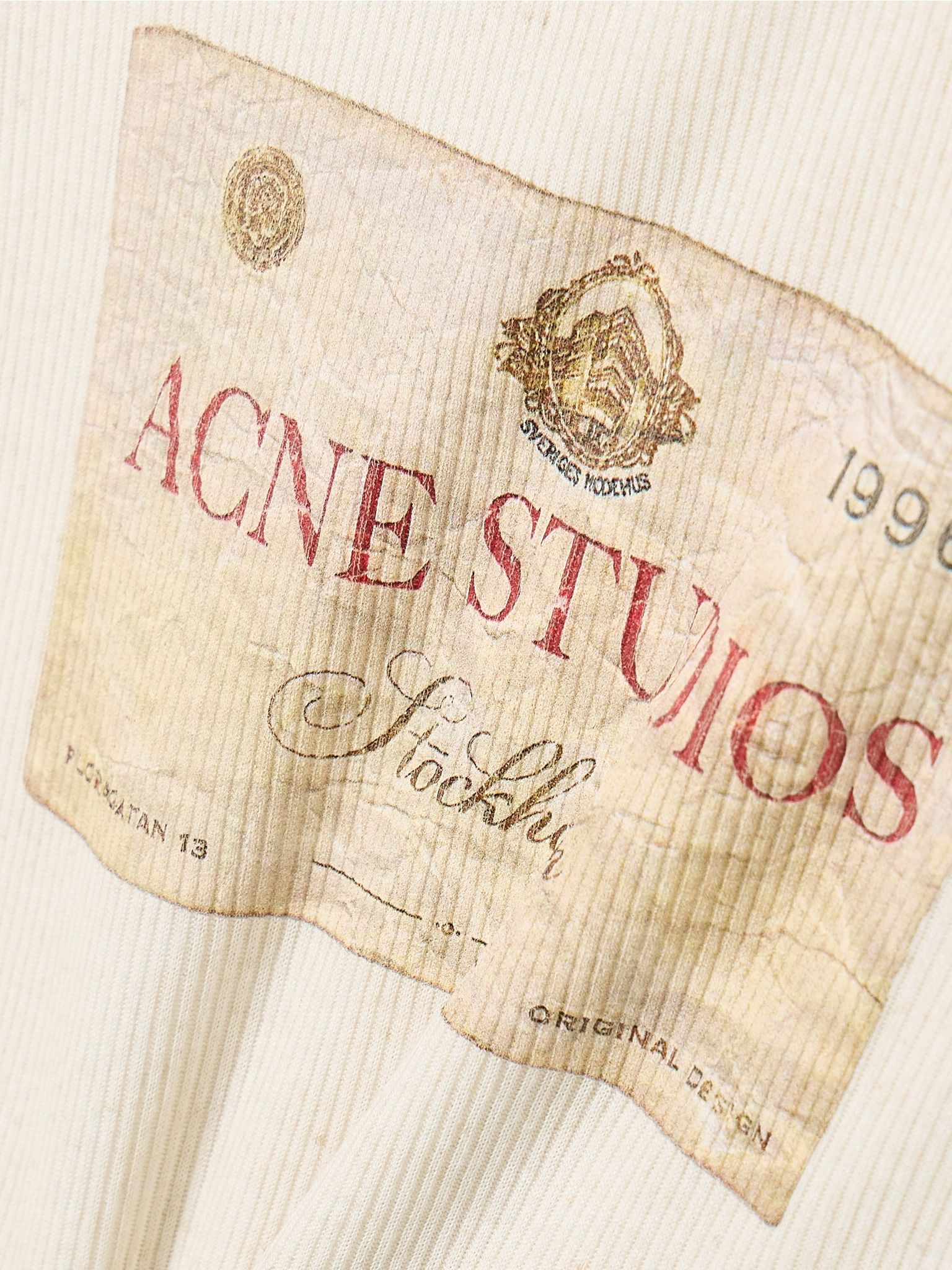 Layered printed ribbed modal and linen-blend jersey top Ivory - 5