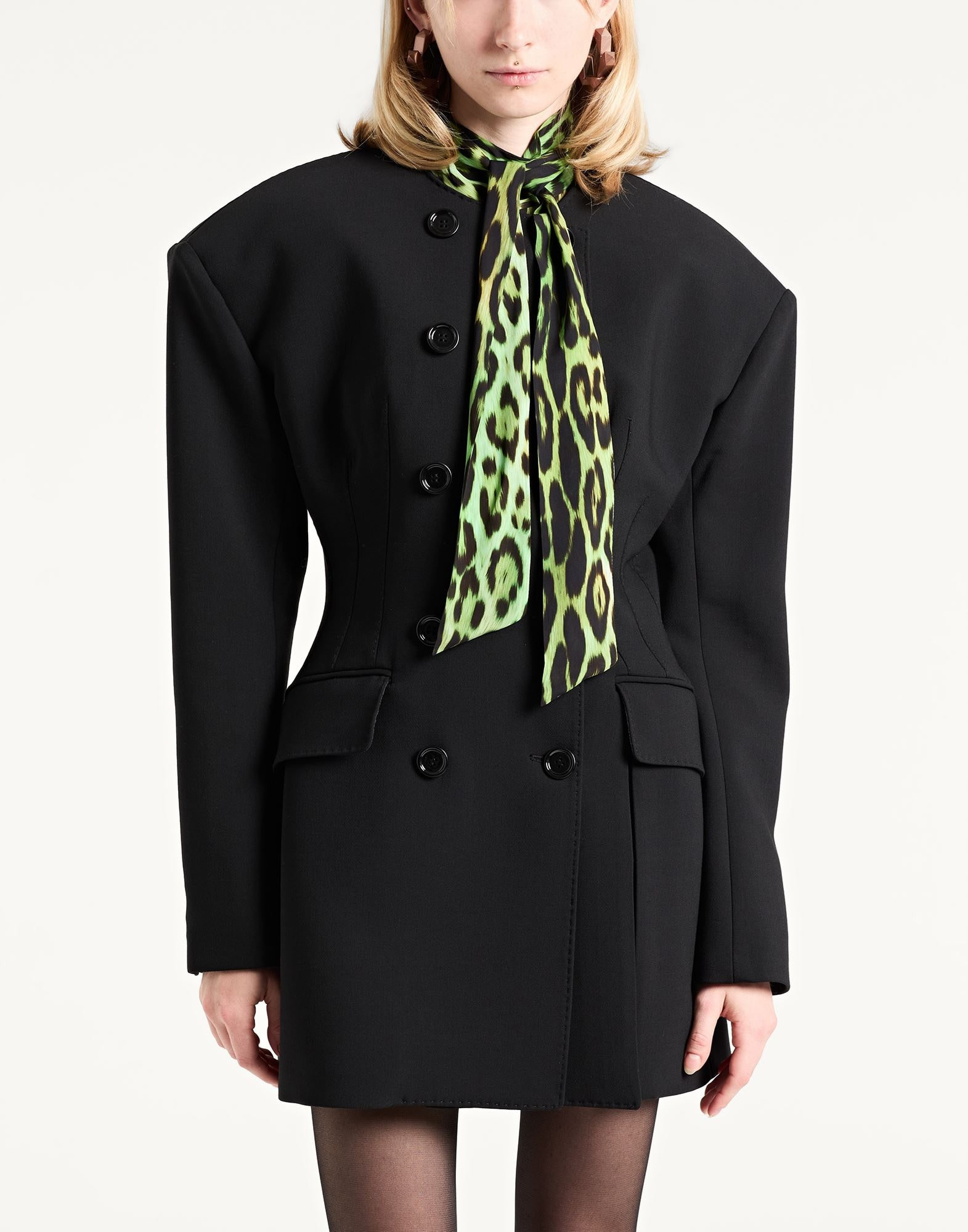 Black Women's Blazer - 4
