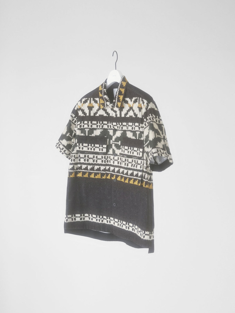 sacai Pattern Knit Print Shirt outlook