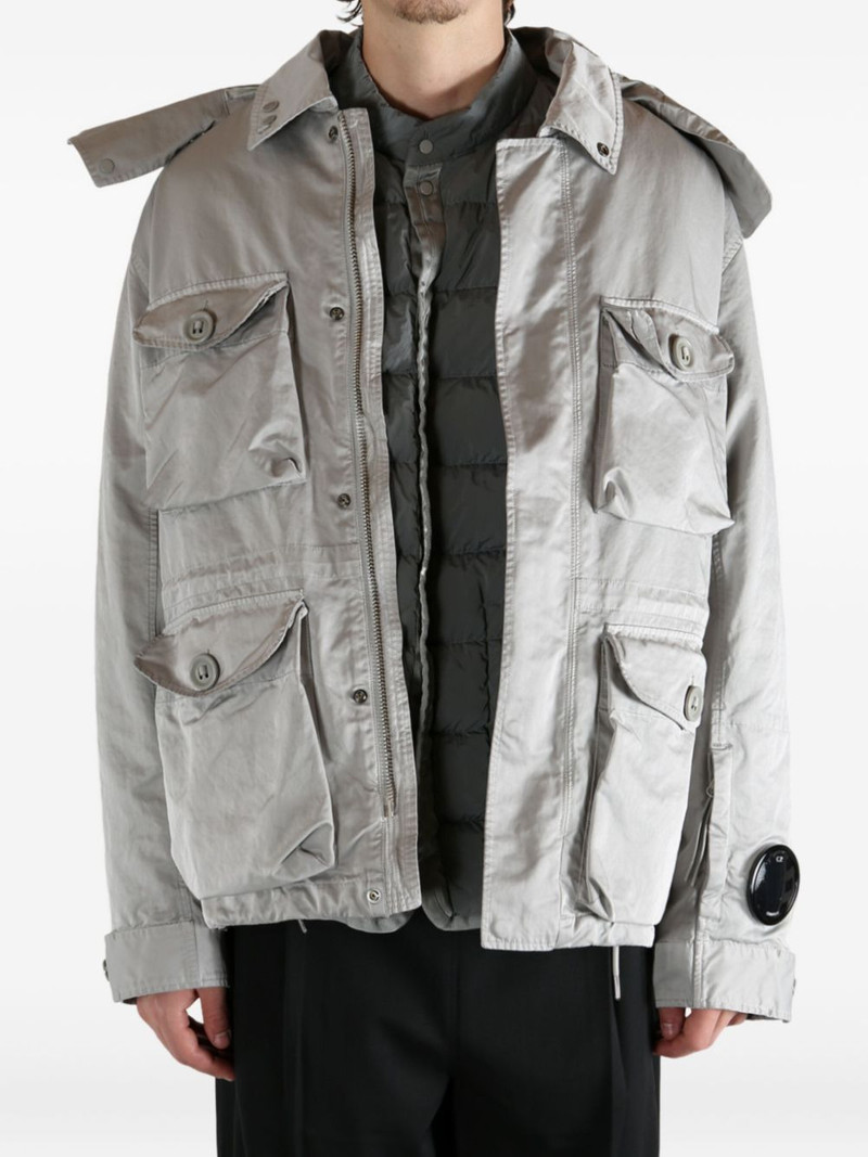 Micro Kei hooded multi-pocket jacket 3