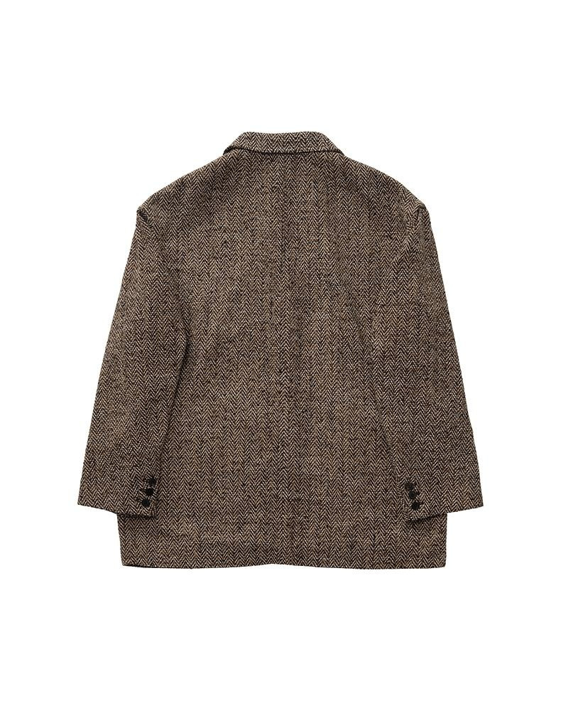 visvim BOWEN BLAZER (SILK) BROWN outlook