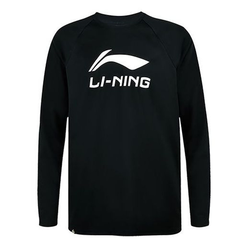 Li-Ning Badminton Series Quick Dry Sports Round Neck Top 'Black' ATLR071-5 1