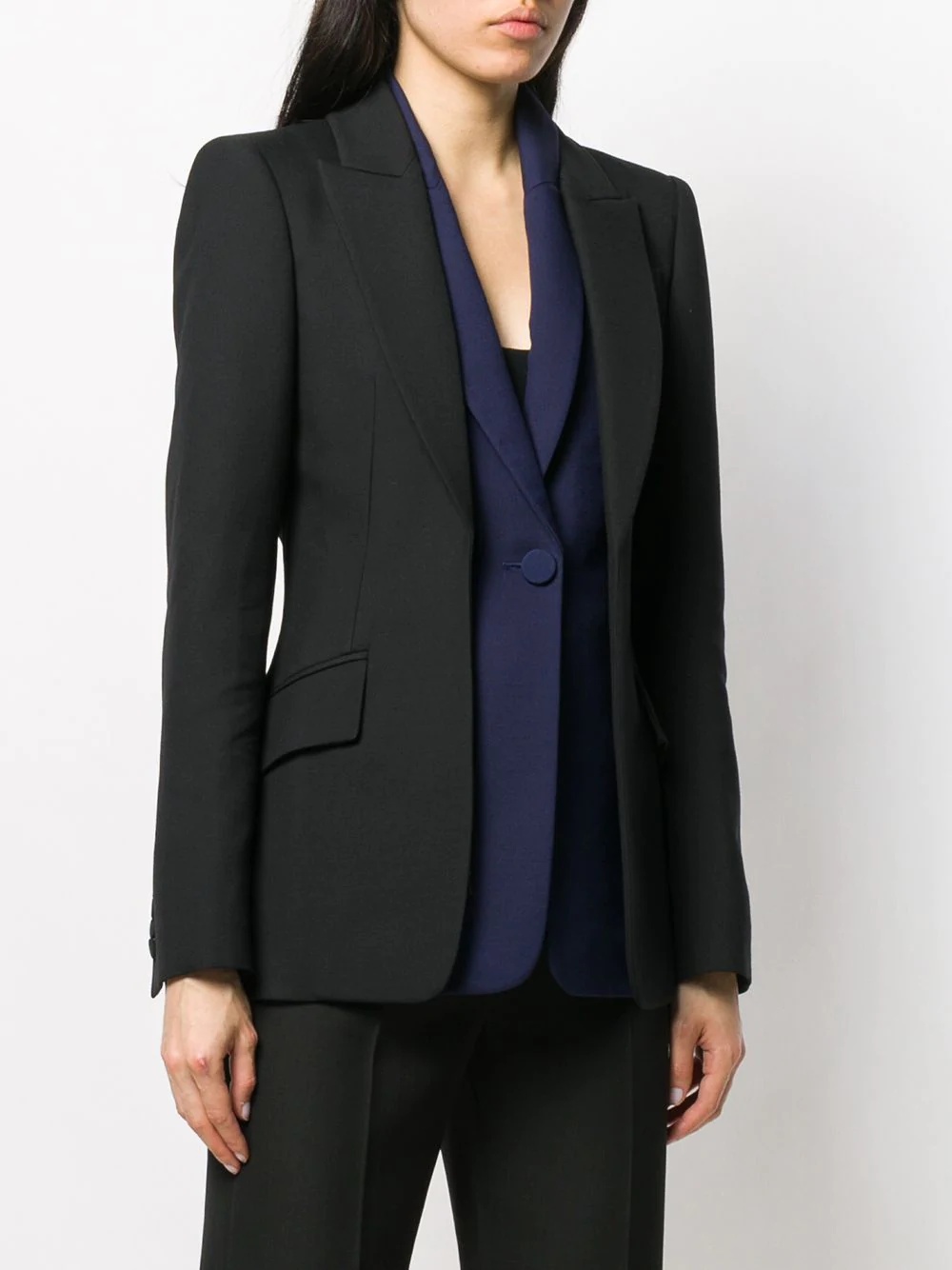 double placket blazer - 3