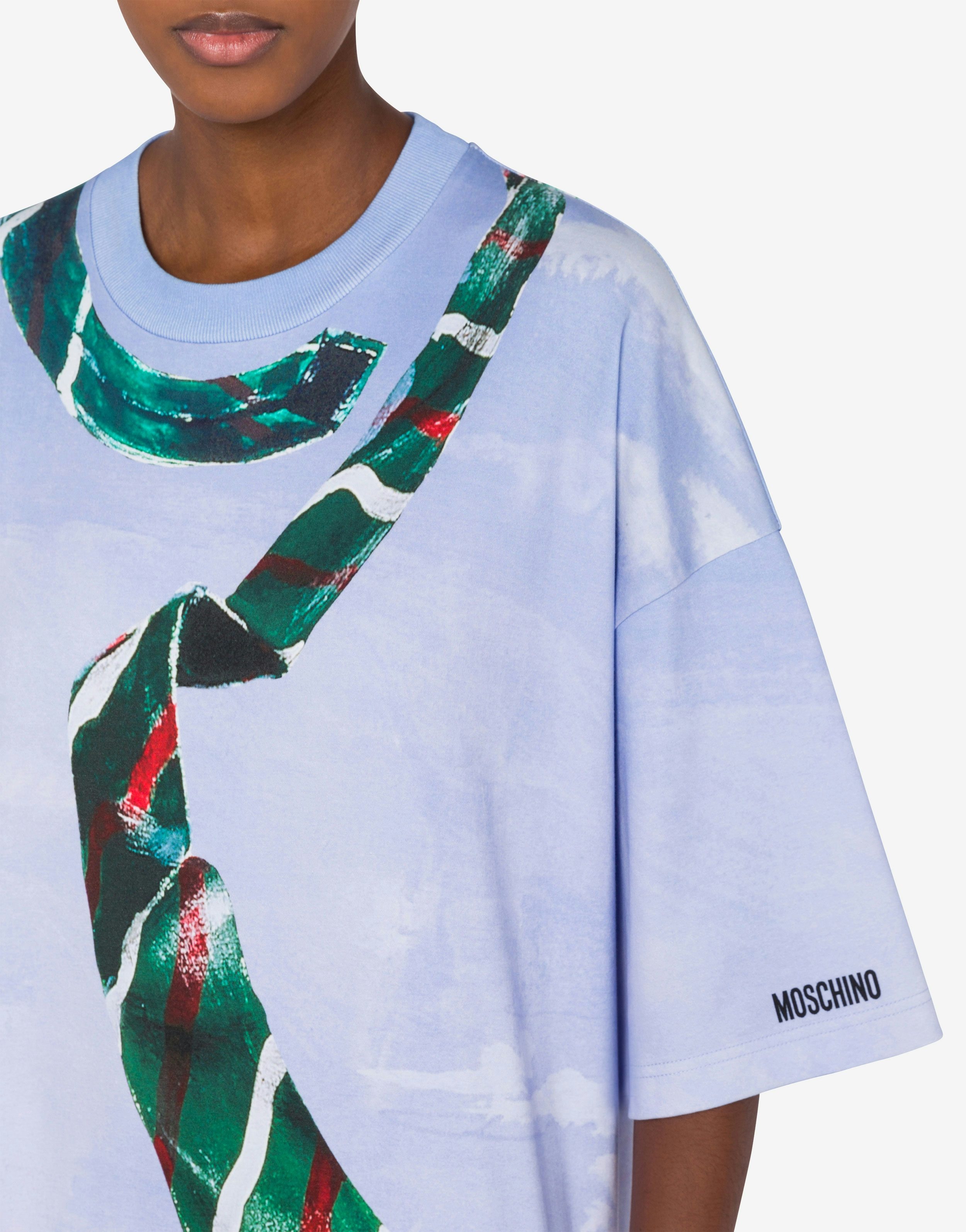DRESS IN INTERLOCK COTTON ""IN THE CLOUD"" - 4