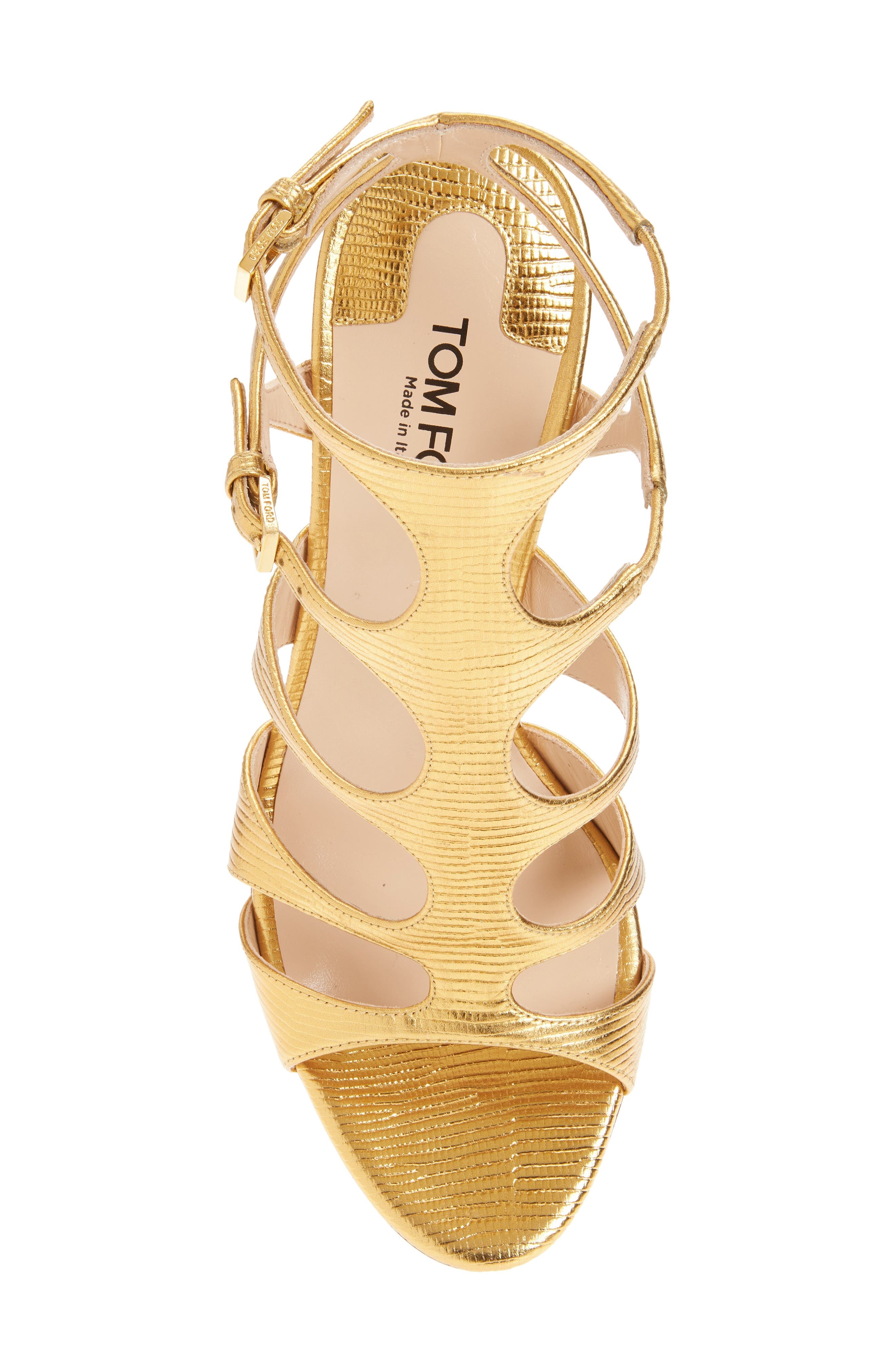 TOM FORD Paradis Cage Sandal in Light Bronze at Nordstrom - 5