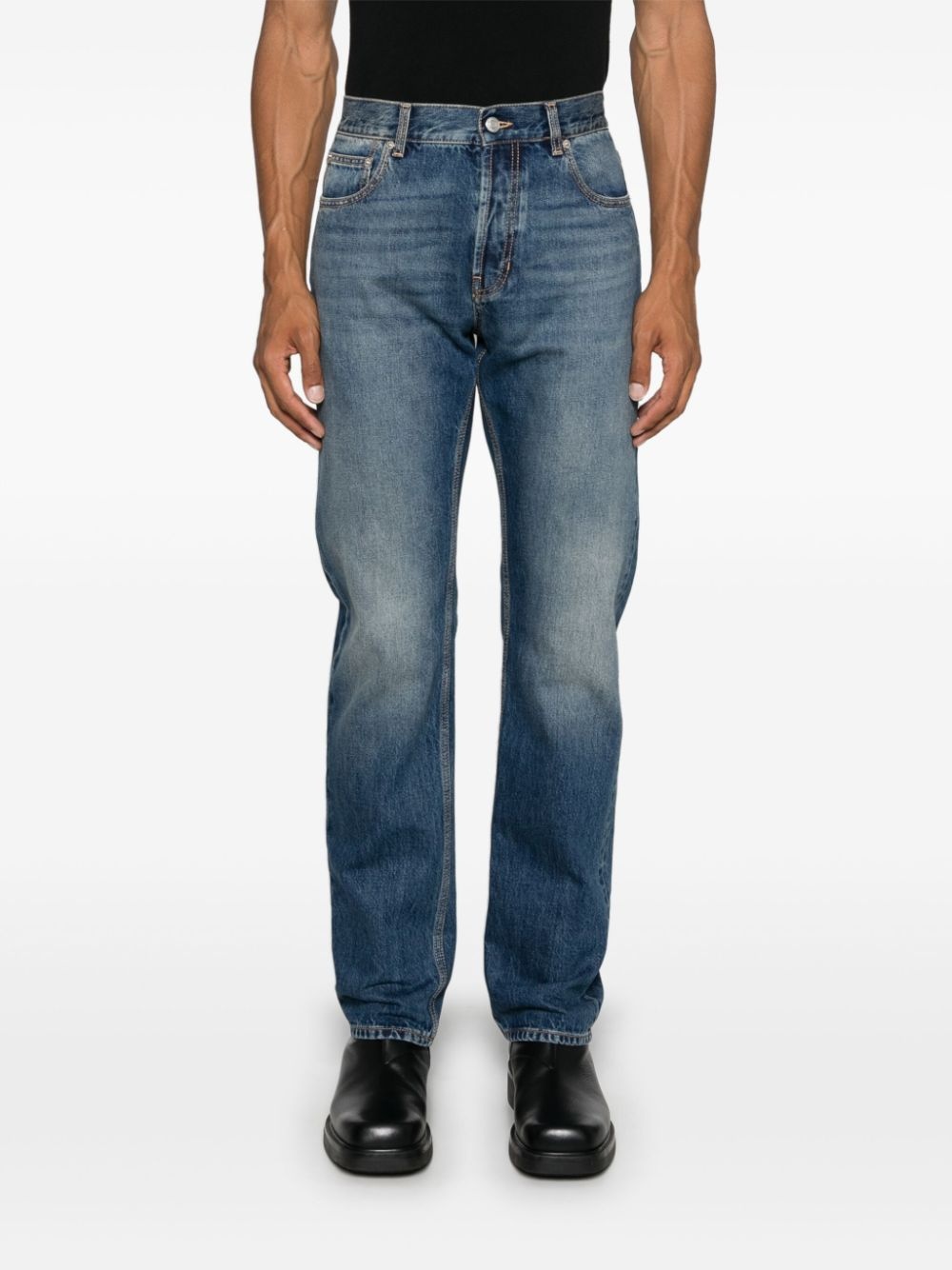 LOGO-PRINT  JEANS - 3