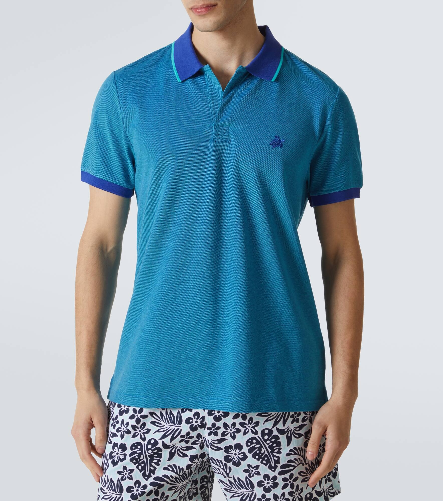 Palatin cotton piqué polo shirt - 3