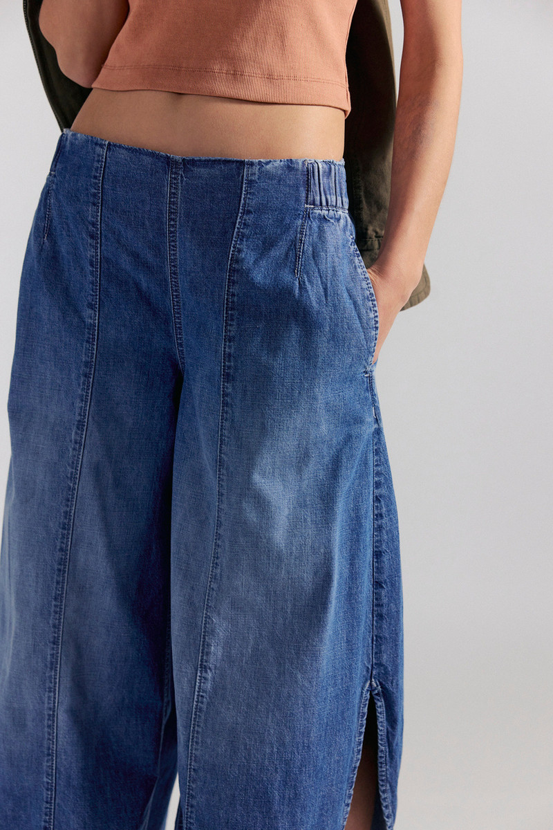 We The Free Sweet Pea Pull-On Tulip Jeans 4