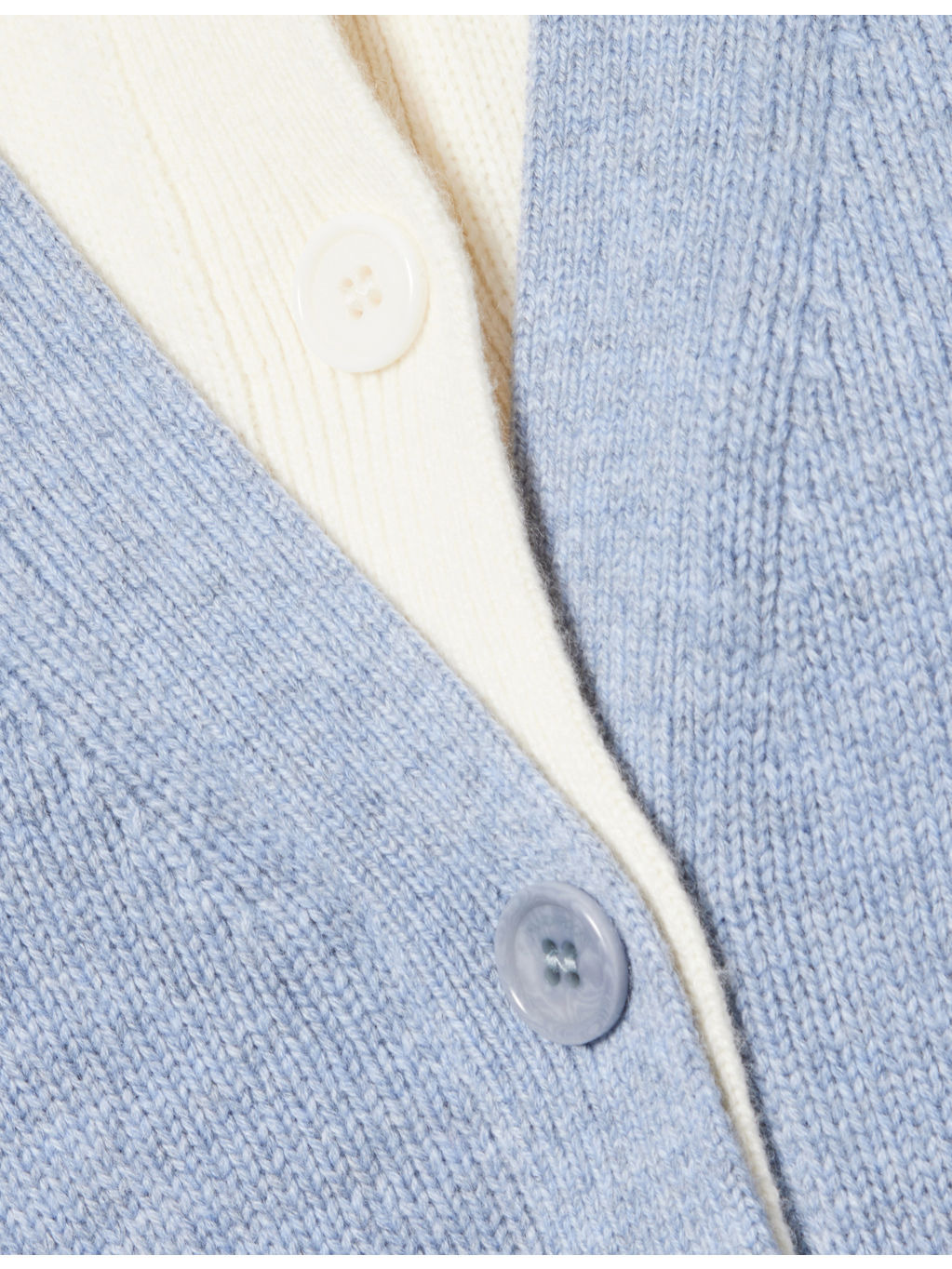 Layered Wool-And-Cashmere Knit Cardigan - 7