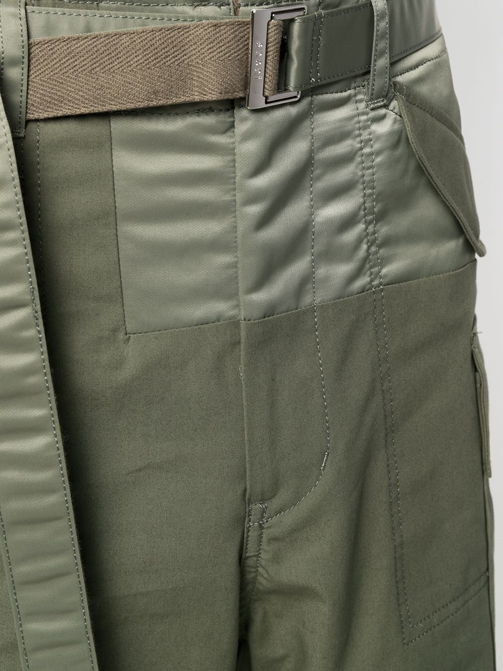 knee-length utility shorts - 5