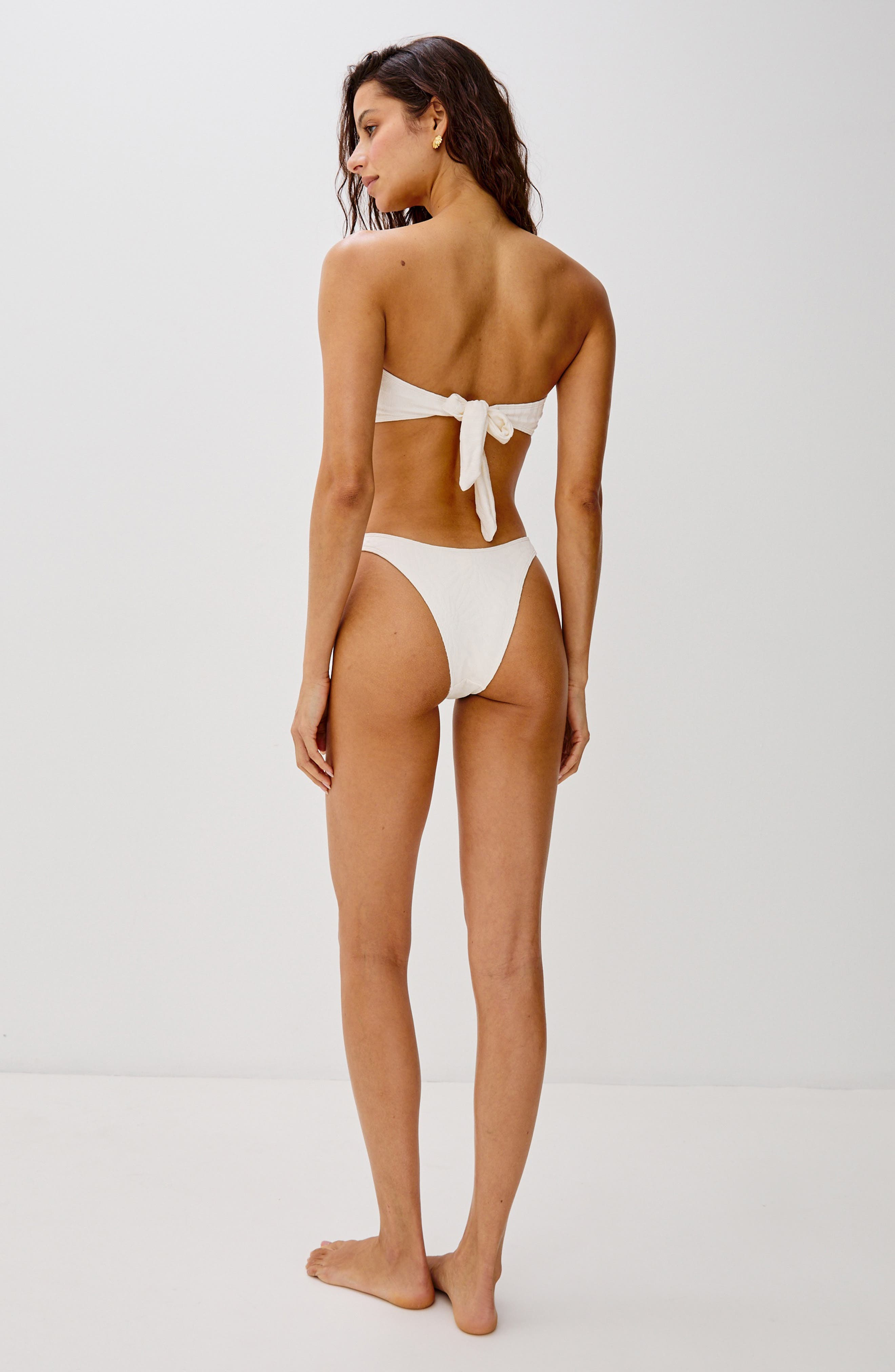 LSPACE Aziza Strapless Bikini Top in Cream at Nordstrom - 5