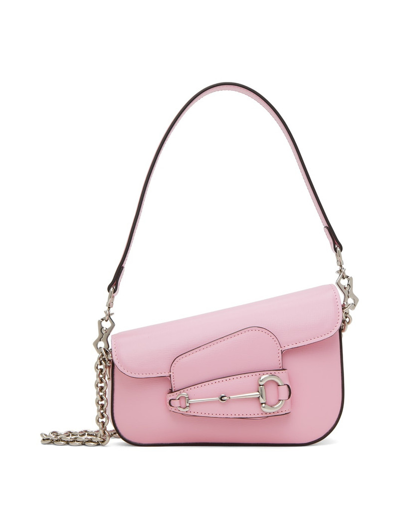 Pink Horsebit 1955 Mini Shoulder Bag 1