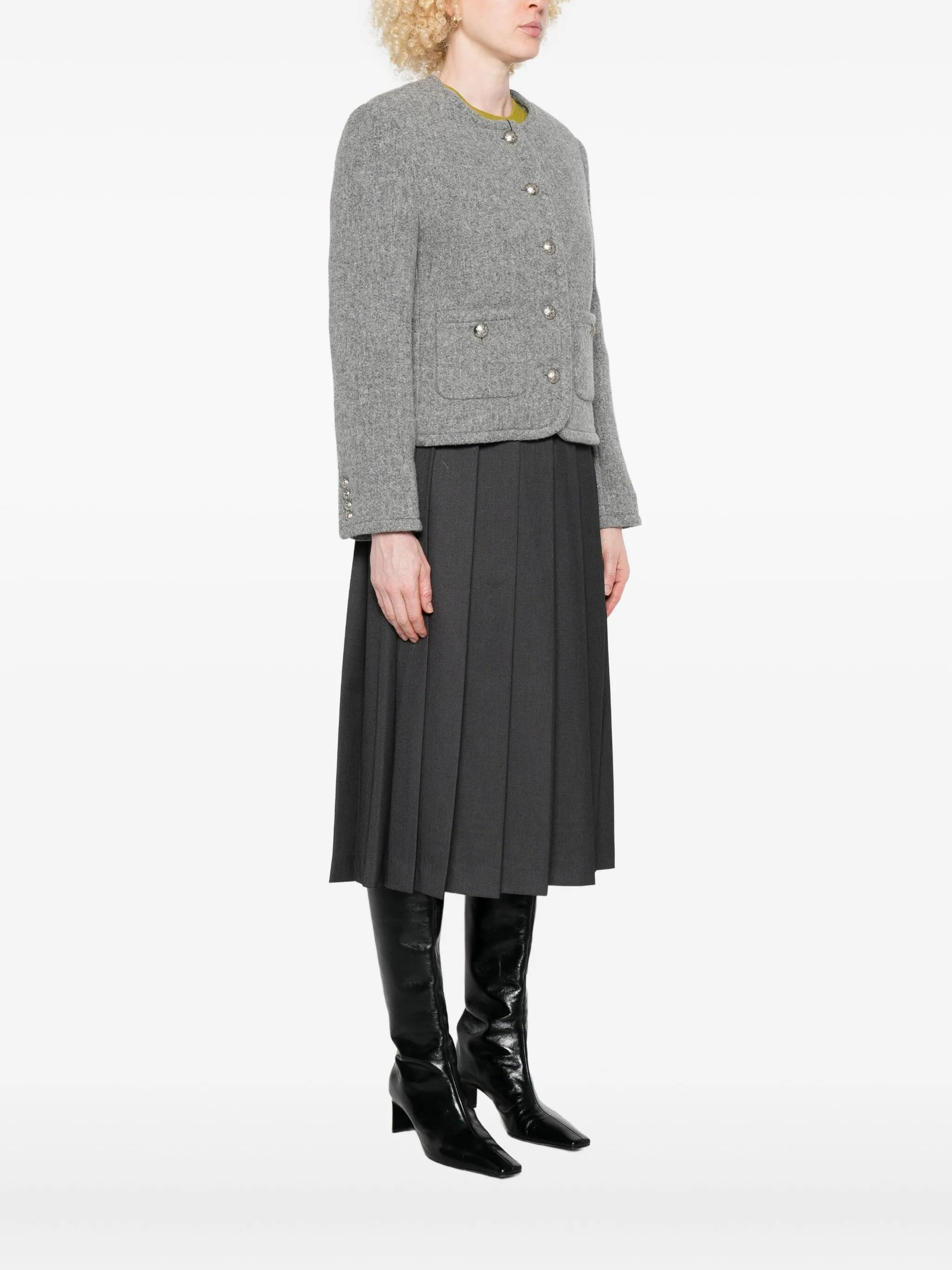 Dunst Button-detailed Patch-pocket Jacket - 4