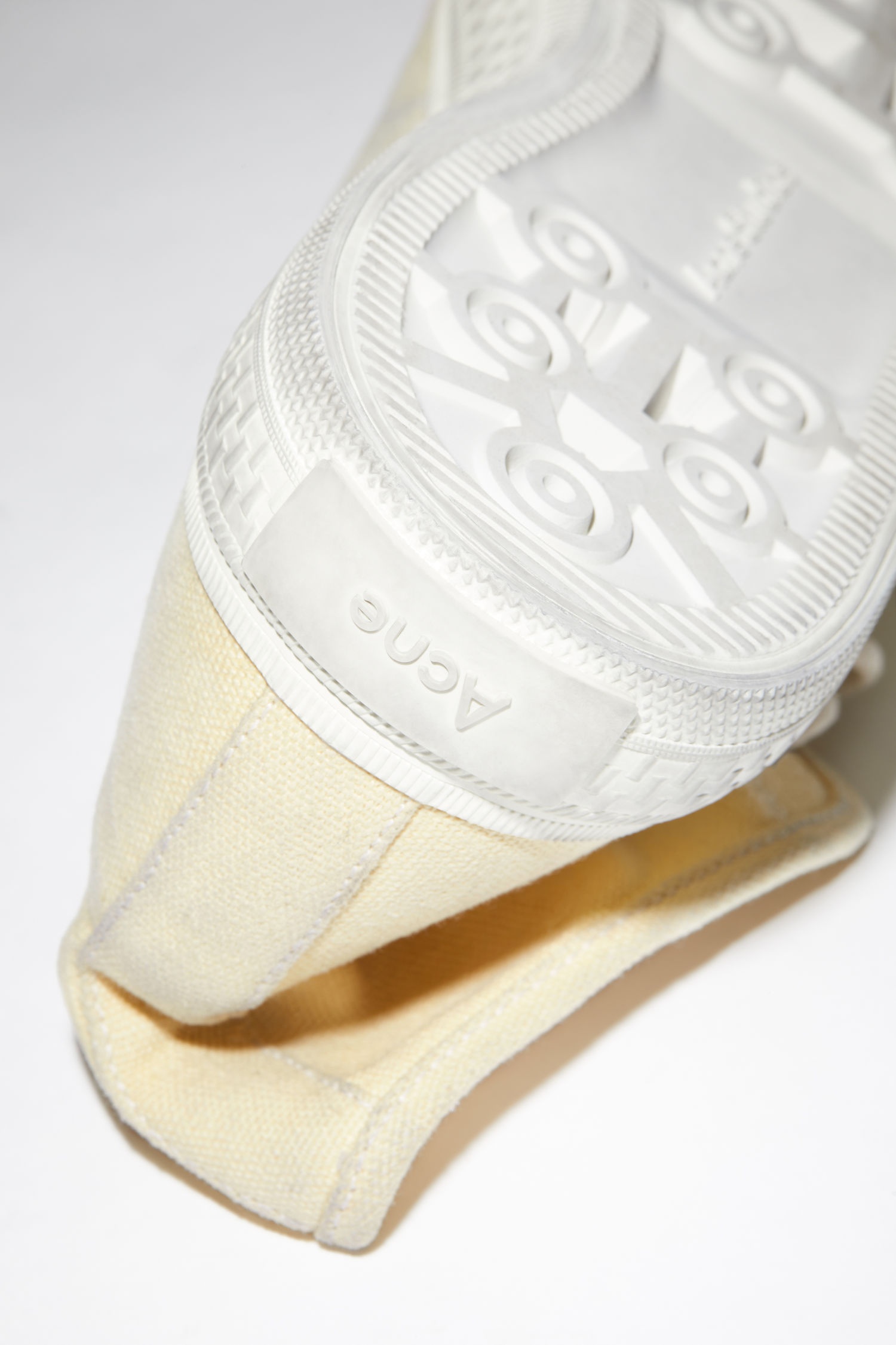 High top sneakers - Pale yellow/off white - 5