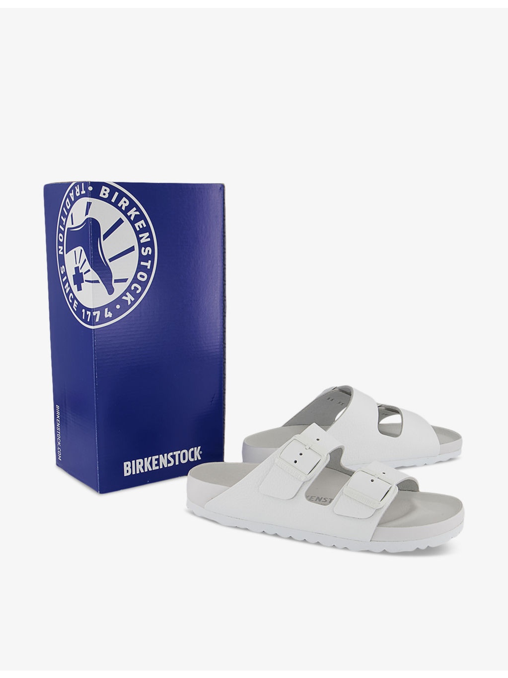 Arizona double-strap leather sandals - 5