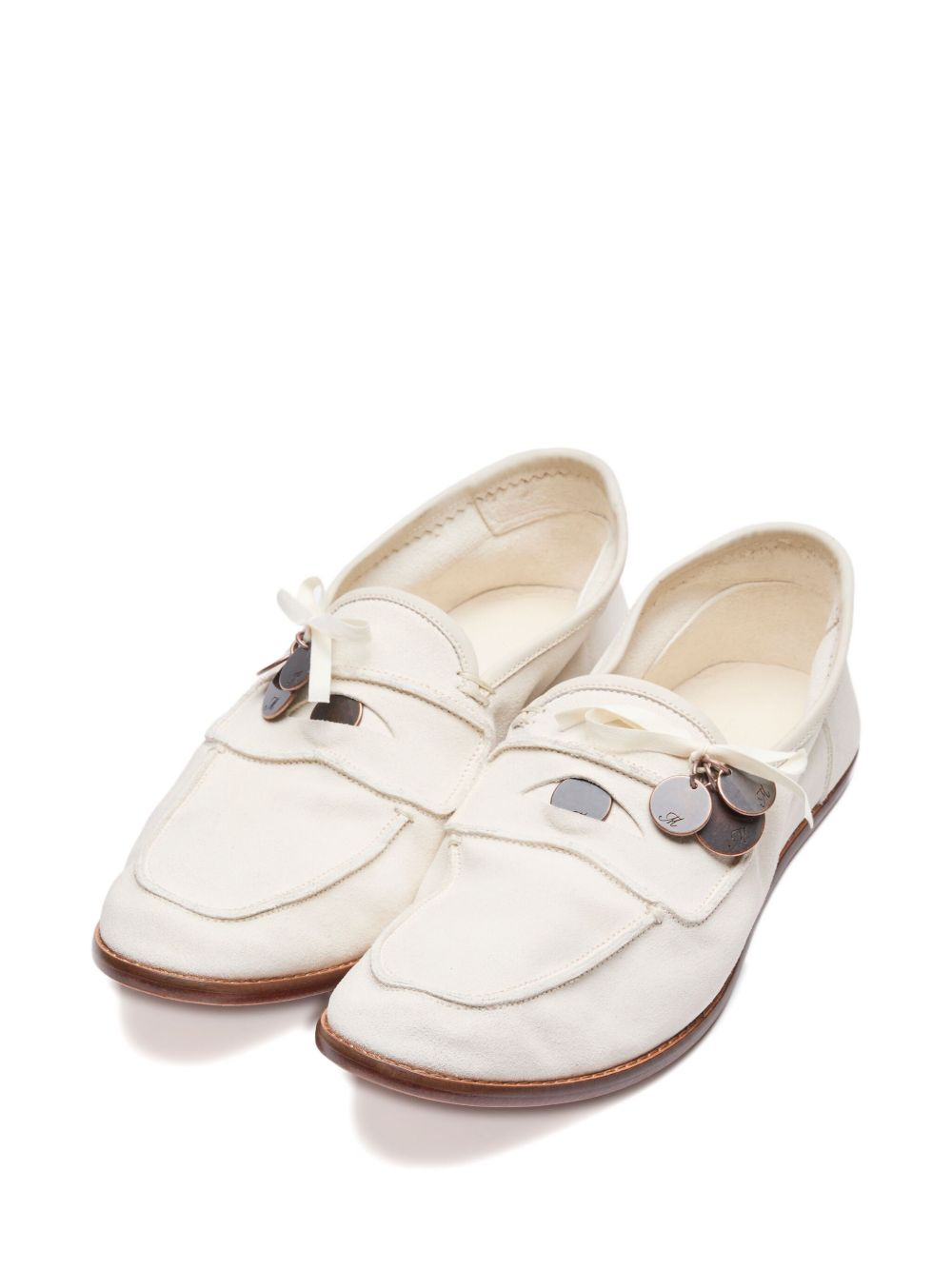 coin-embellished loafers - 2
