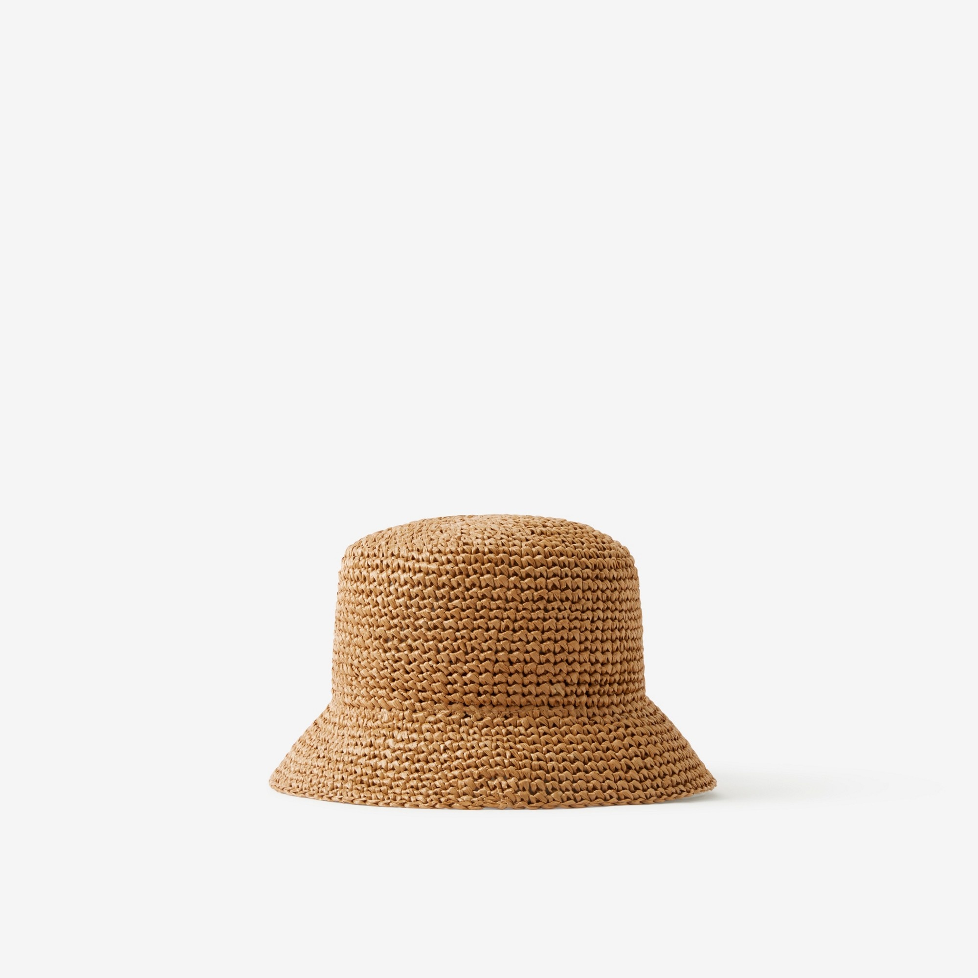 Monogram Motif Raffia-effect Bucket Hat - 3