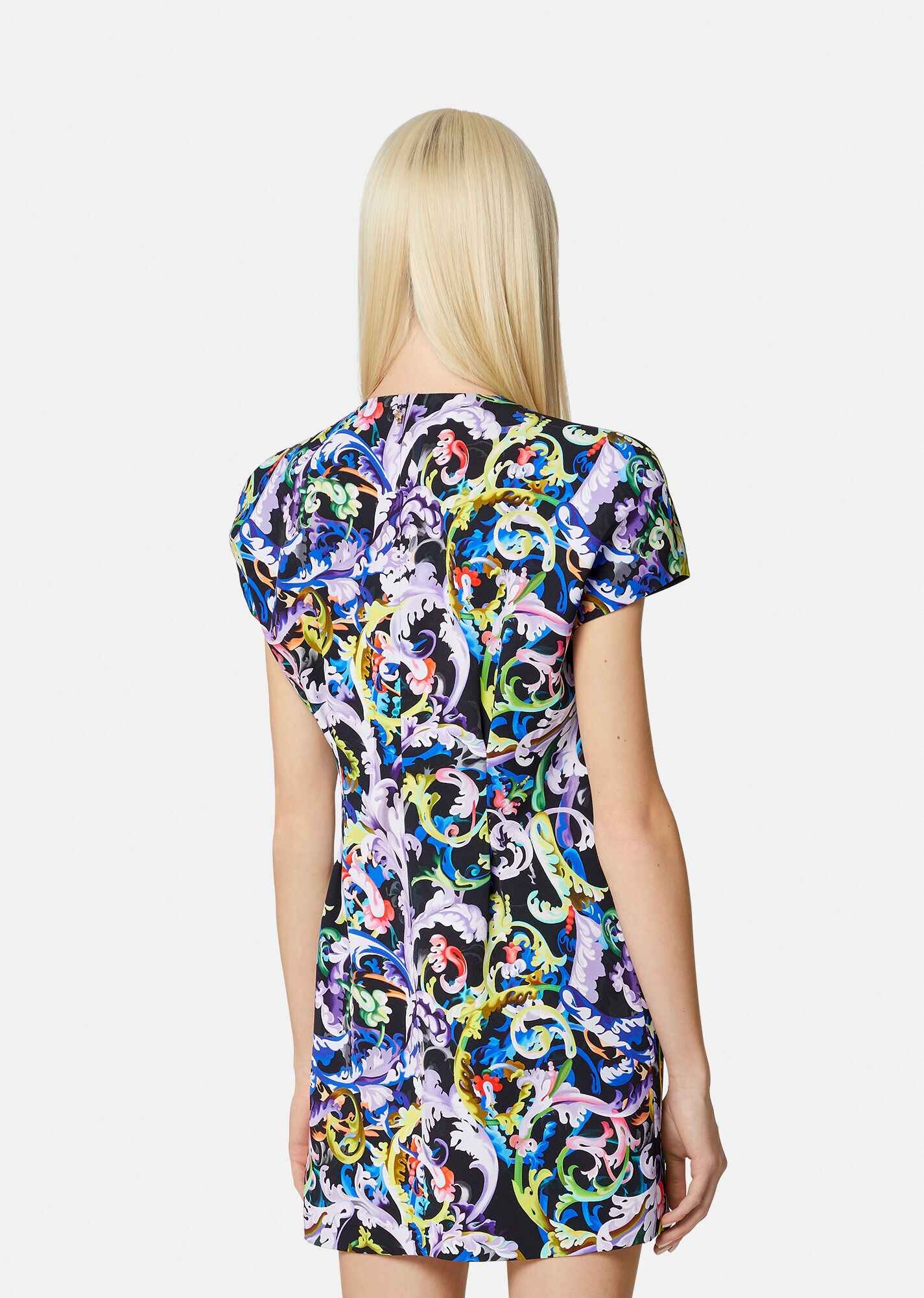 Baroccoflage Print Mini Dress - 3