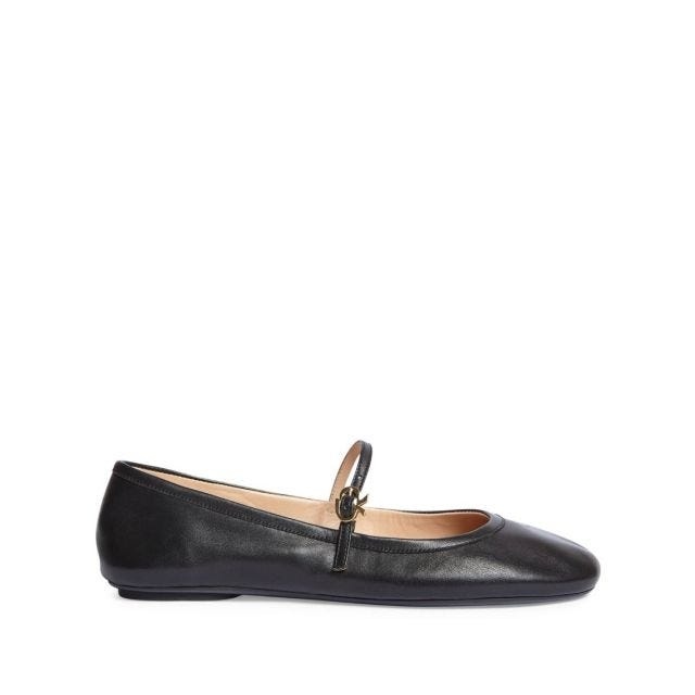 Carla 5mm leather ballet flats - 1