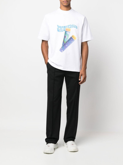 JACQUEMUS logo-print short-sleeve T-shirt outlook