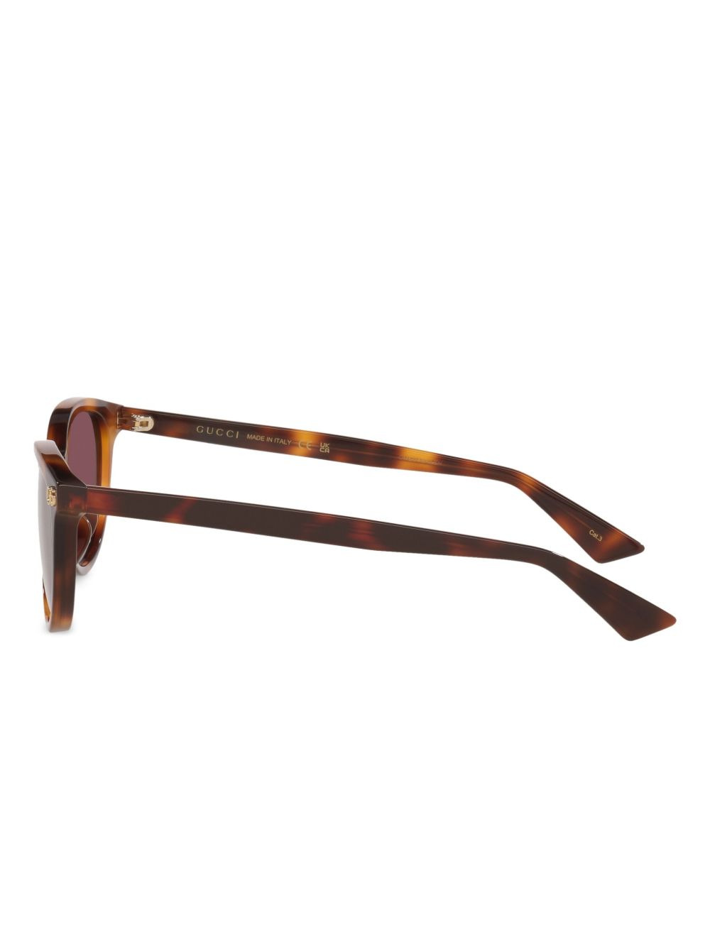 GG-logo tortoiseshell sunglasses - 4